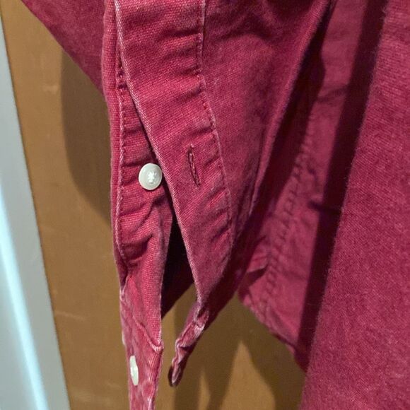 Eddie Bauer Mens XLT like flannel material button down long sleeve - Picture 6 of 7